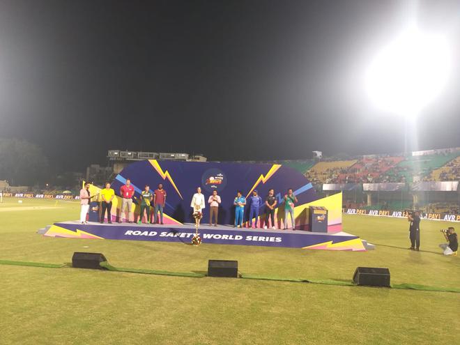 Captains of all eight teams were present for the opening ceremony of RSWS 2022.